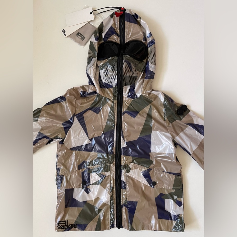 Al Riders On The Storm Boys Camo/Geometric Windbreaker Jacket - 6Y - Picture 2 of 15